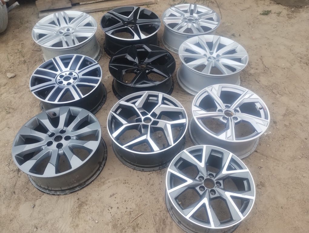 Pakiet felg 10 sztuk pojedyńcze sztuki Audi Mercedes Bentley Mini Vw