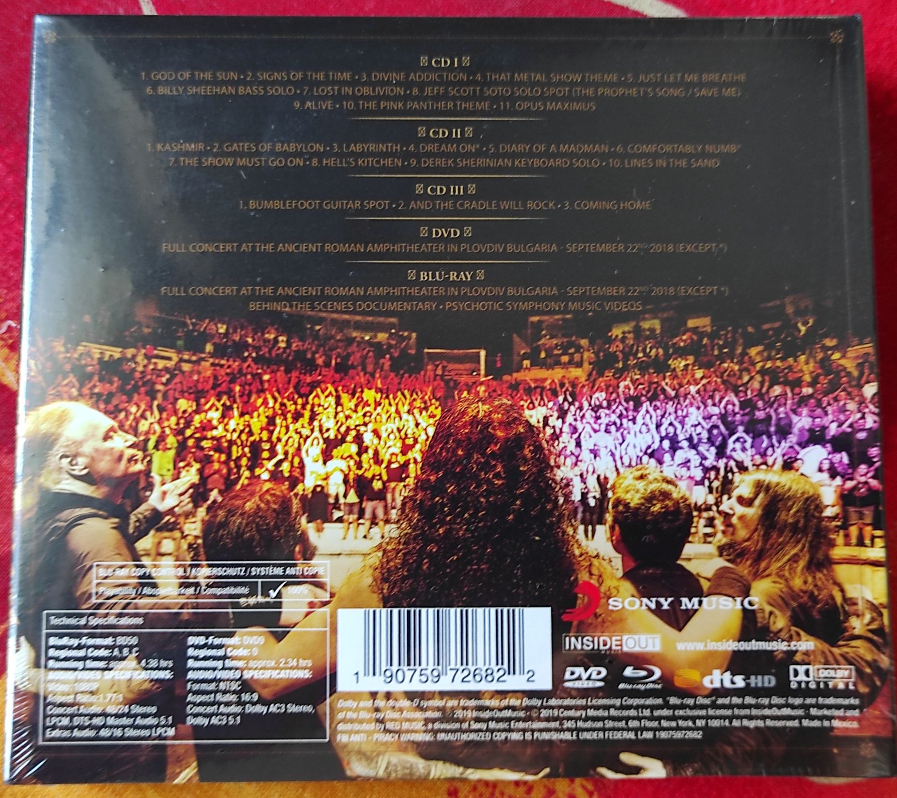 Sons of Apollo - Live With The Plovdiv Psychotic Symphony CD/DVD/Bray