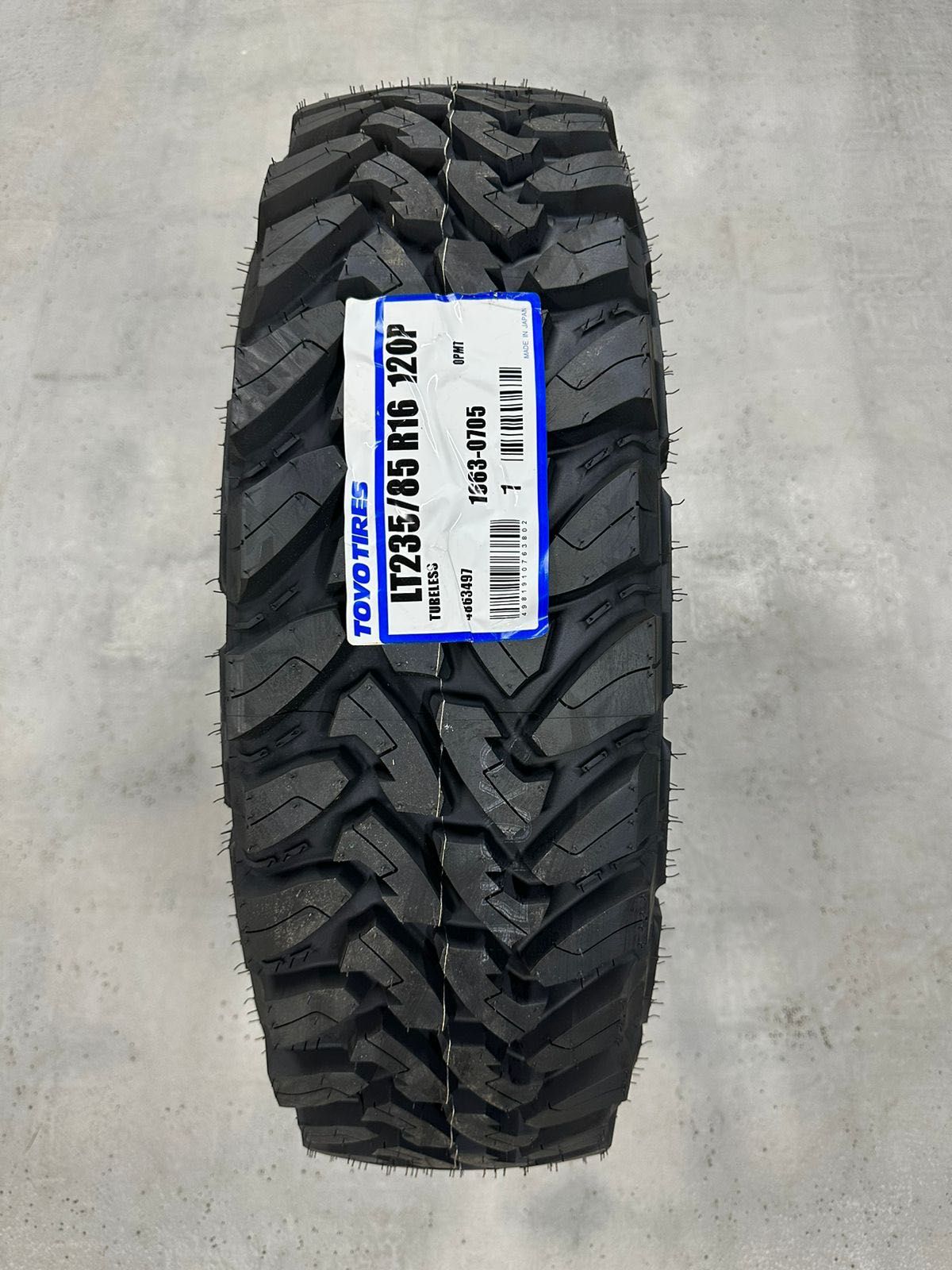 продаж нових шин 235/85R16 120P OPEN COUNTRY M/T POR TOYO / JAPAN