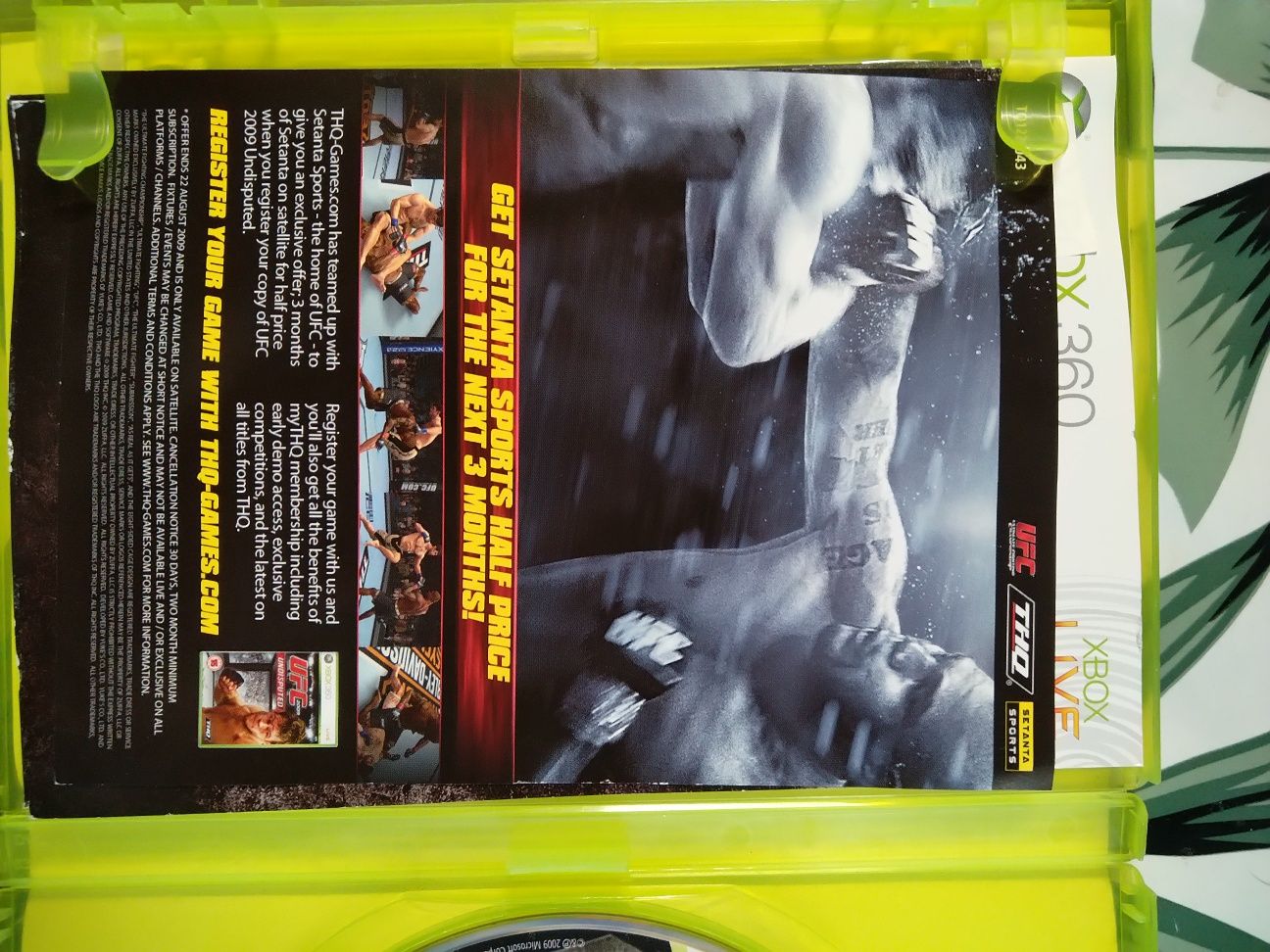 Gra UFC undispited Xbox