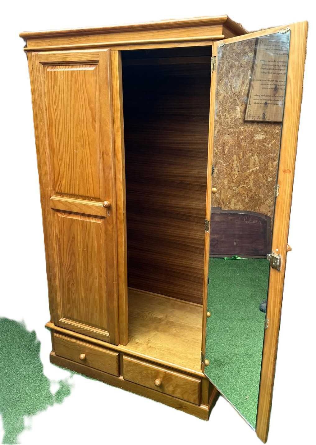 Roupeiro duas portas 63X117X180 cm e espelho interior