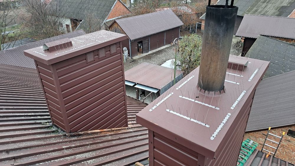 Podbitki dachowe -Okuwanie kominów USŁUGI DEKARSKIE