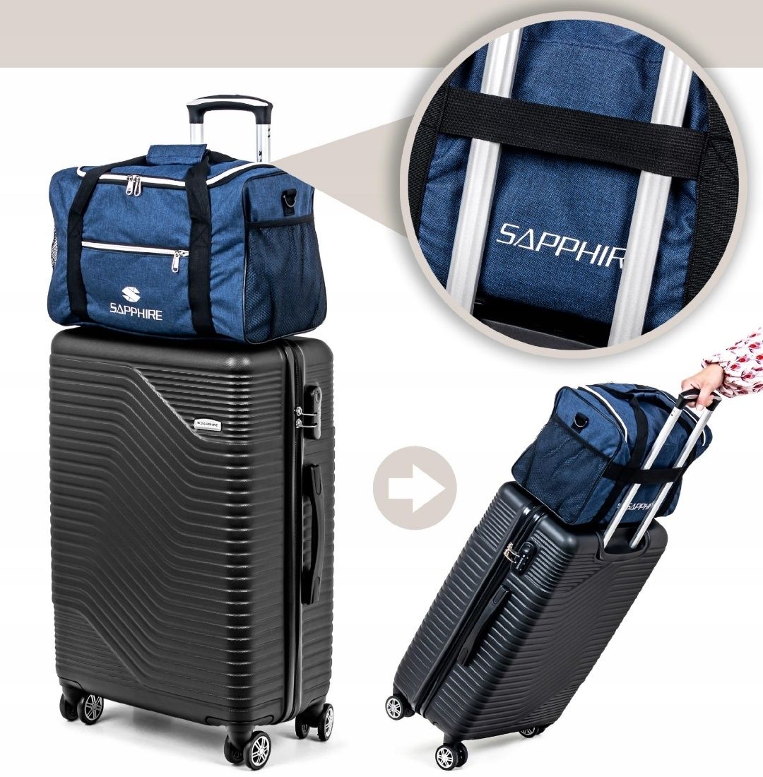 TORBA bagaż podręczny DO SAMOLOTU 40x20x25 RYANAIR pojemna UCHWYT kies