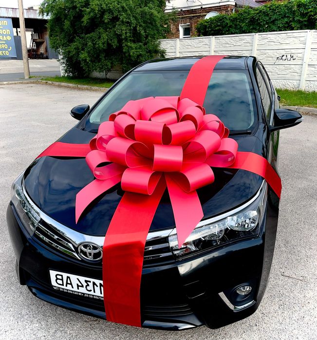 Белый Бант на машину ( 1 метр )