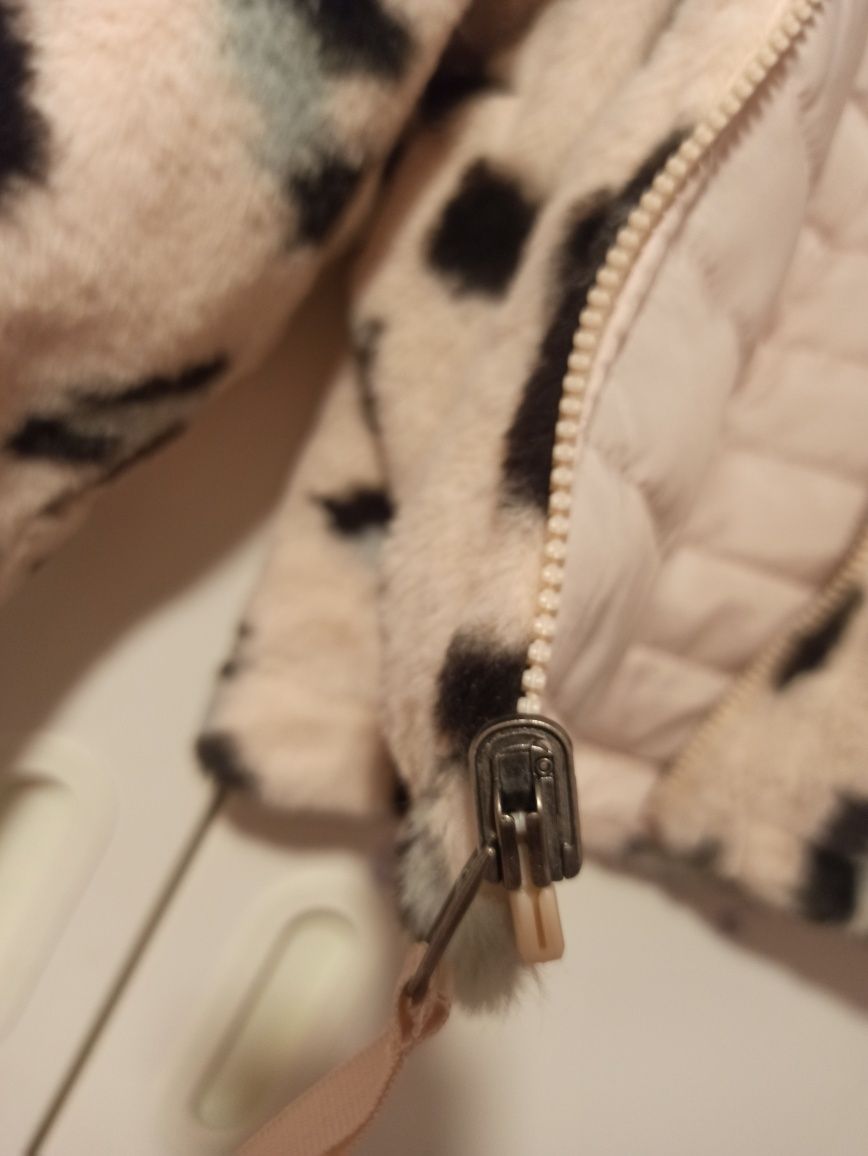 Nowa  kurtka, futerko TK maxx 116/122