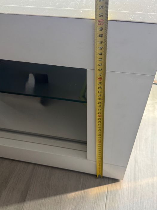 URGENTE - Móvel de TV 1,70 com luz led lacado branco