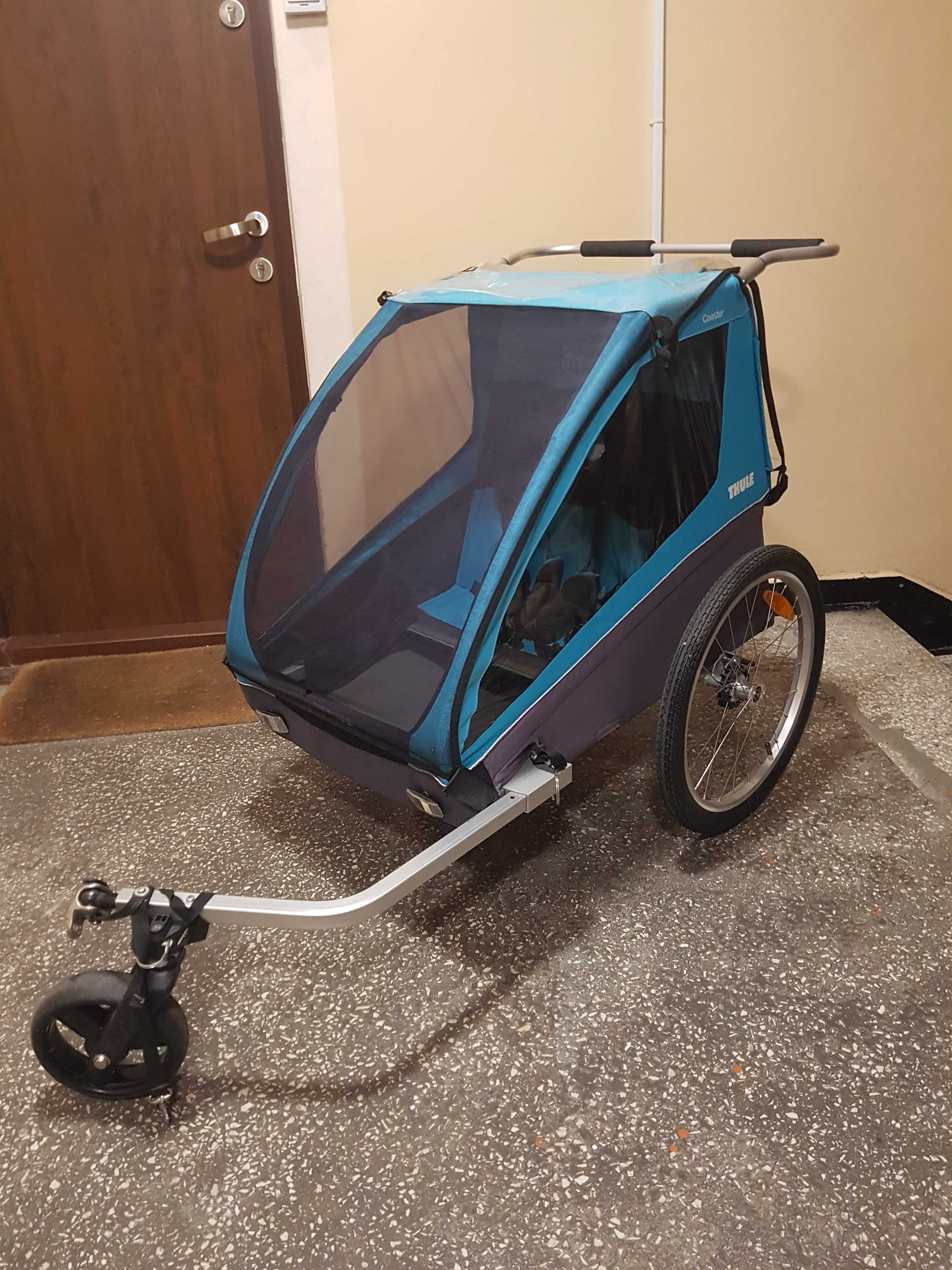 przyczepka rowerowa thule dla dzieci dla psa wynajem