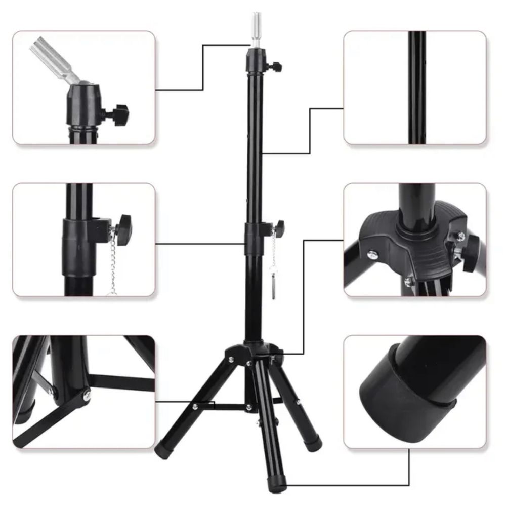Штатив напольный для манекен головы Болванка для причесок