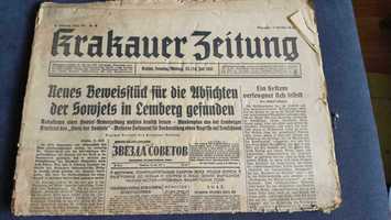 Gazeta Krakauer Zeitung z roku 1941, Cena do negocjacji!