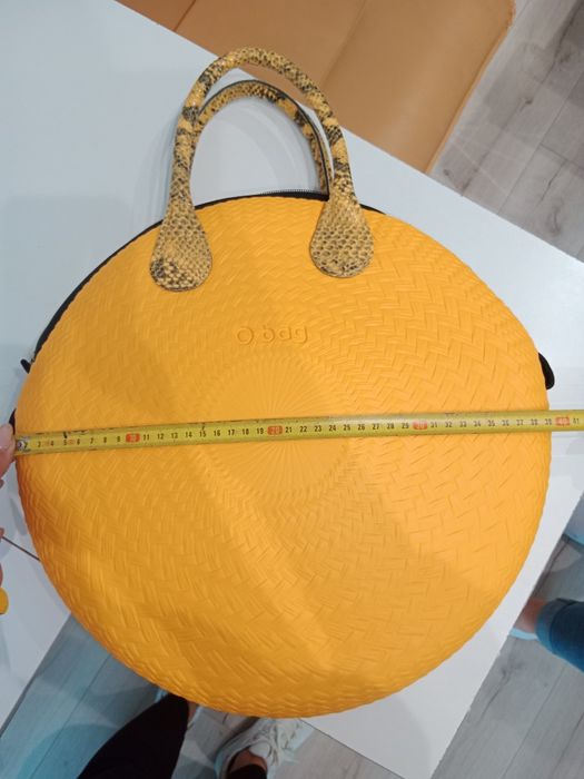 Torebka O BAG twister żółta