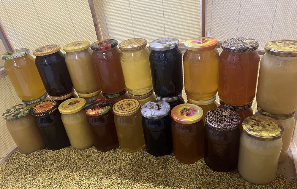 miód, miód naturalny pszczeli pasieki rodziny matki sezon 2025