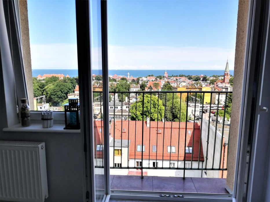 Lighthouse Sopot Centrum z widokiem na morze
