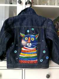 Custom jacket kurtka jeansowa r. 110 / 116 dziecięca