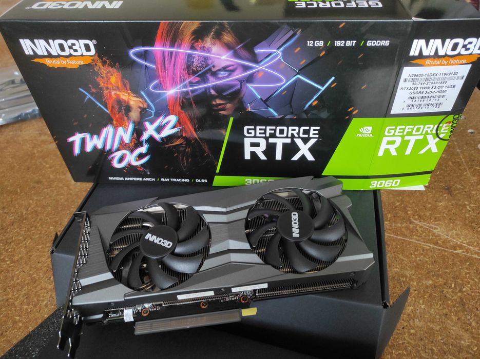 Відеокарта  INNO3D RTX 3060 TWIN X2 OC 12GB