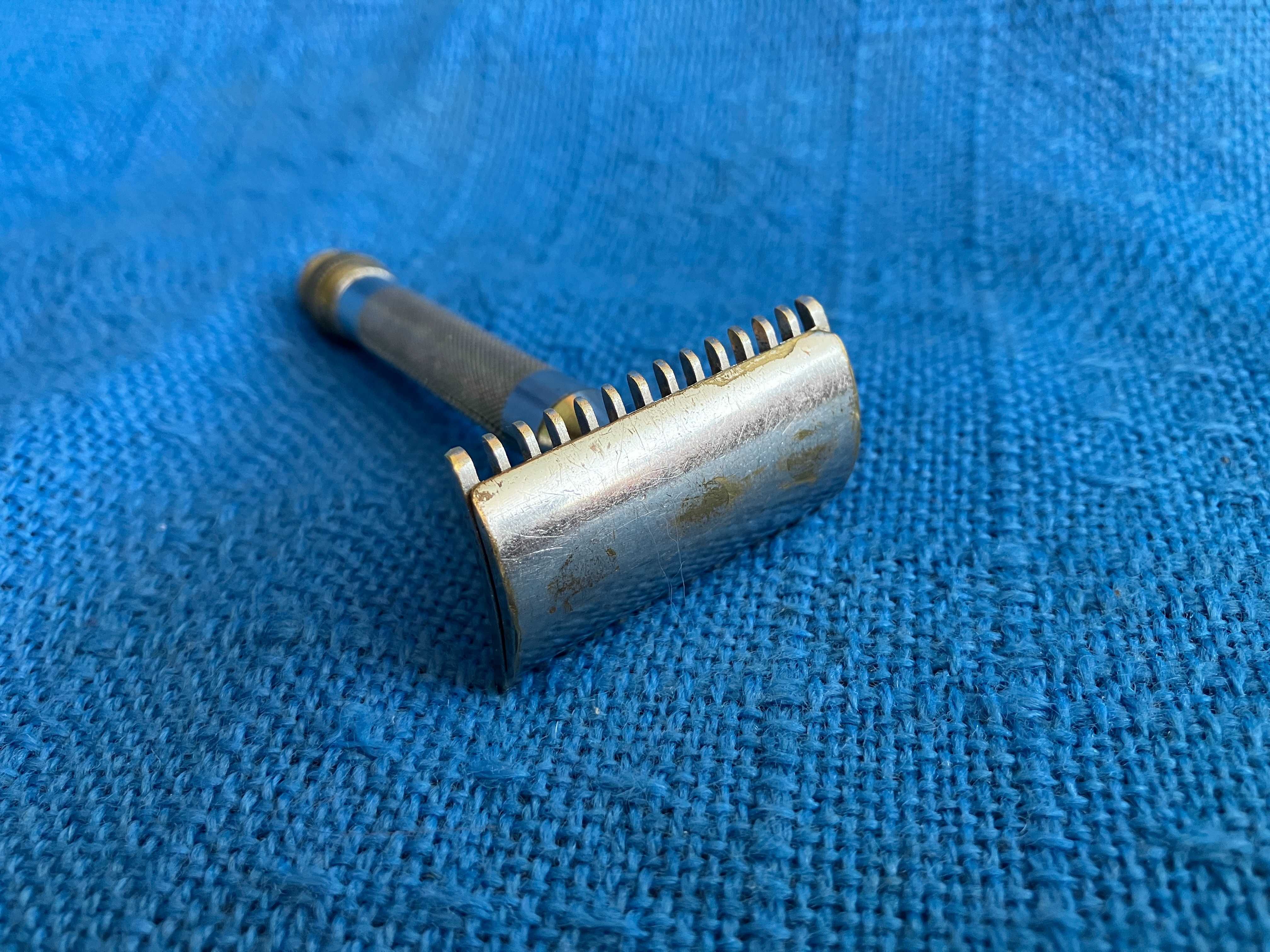 Stara maszynka do golenia GILETTE - MADE IN USA - ok. 1914r.