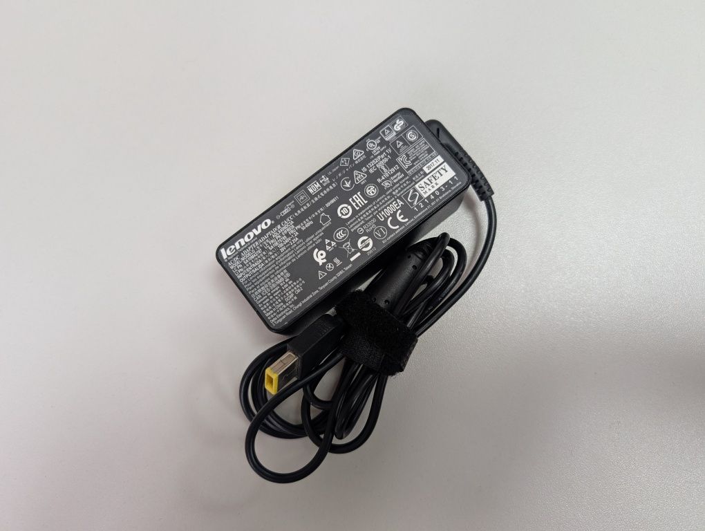 Зарядка Lenovo 45W/20V/2.25A/usb+pin/50+шт.опт.квадратка.оригінальна