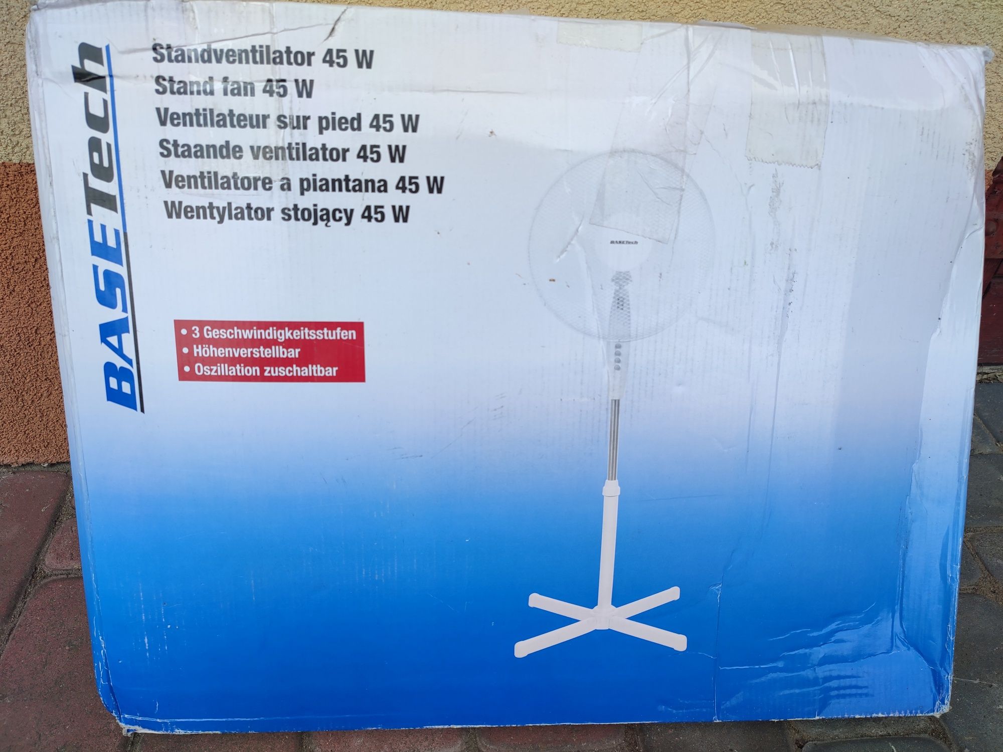 Wentylator stojący 45 w
