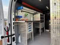 Renault Master L2H2 2.3 DCI SORTIMO Zabudowa Warsztatowa Warsztat Mobilny FV23%  Serwis MOBILNY / 2x Webasto / Przetwornica Clayton 230v Regały Sortimo