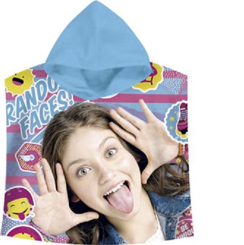 SOY LUNA DISNEY Poncho/Toalha Praia 100% Agodão + Saco 41CM Cacem