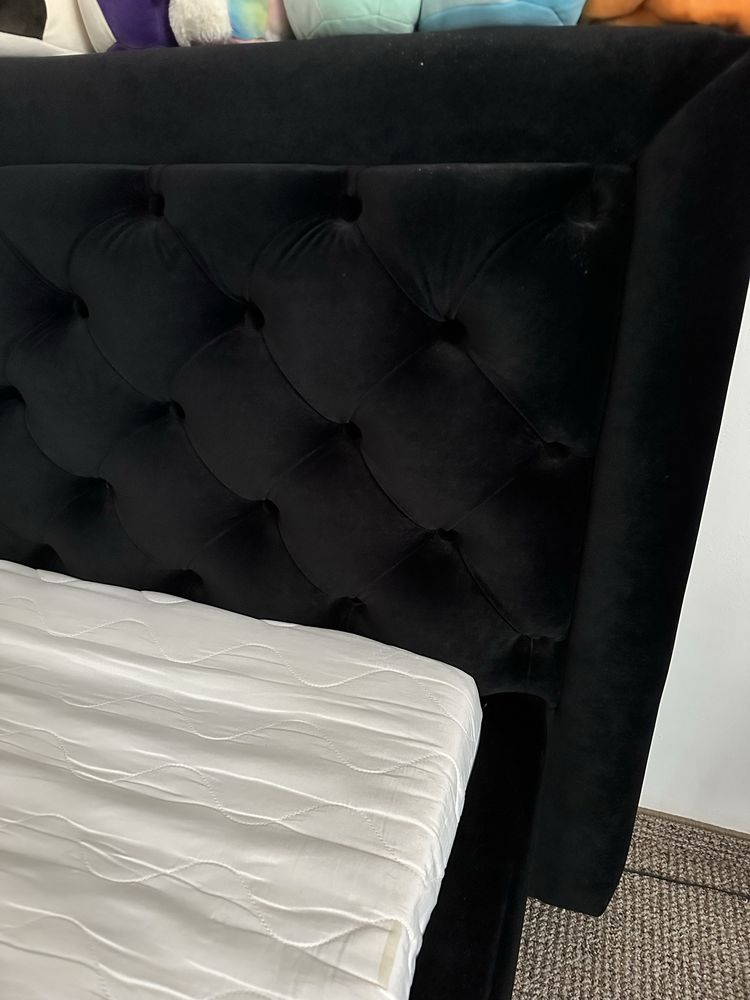 Łożko pikowane glamour