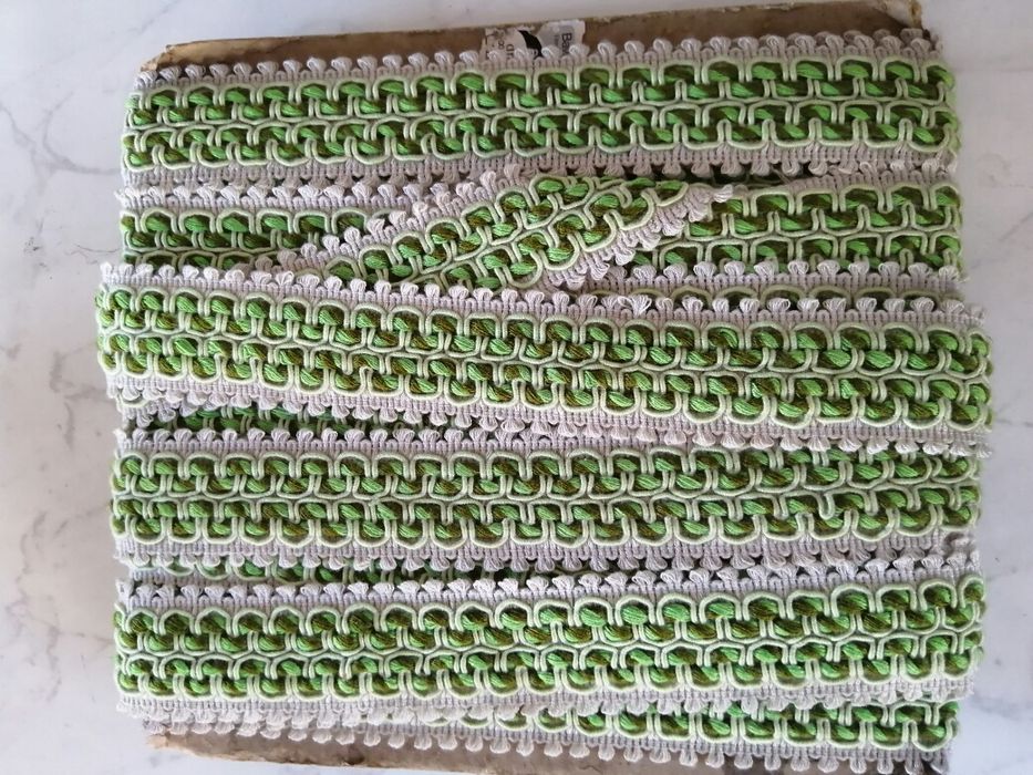 Galão fita de seda verde novo artesanato e DYI