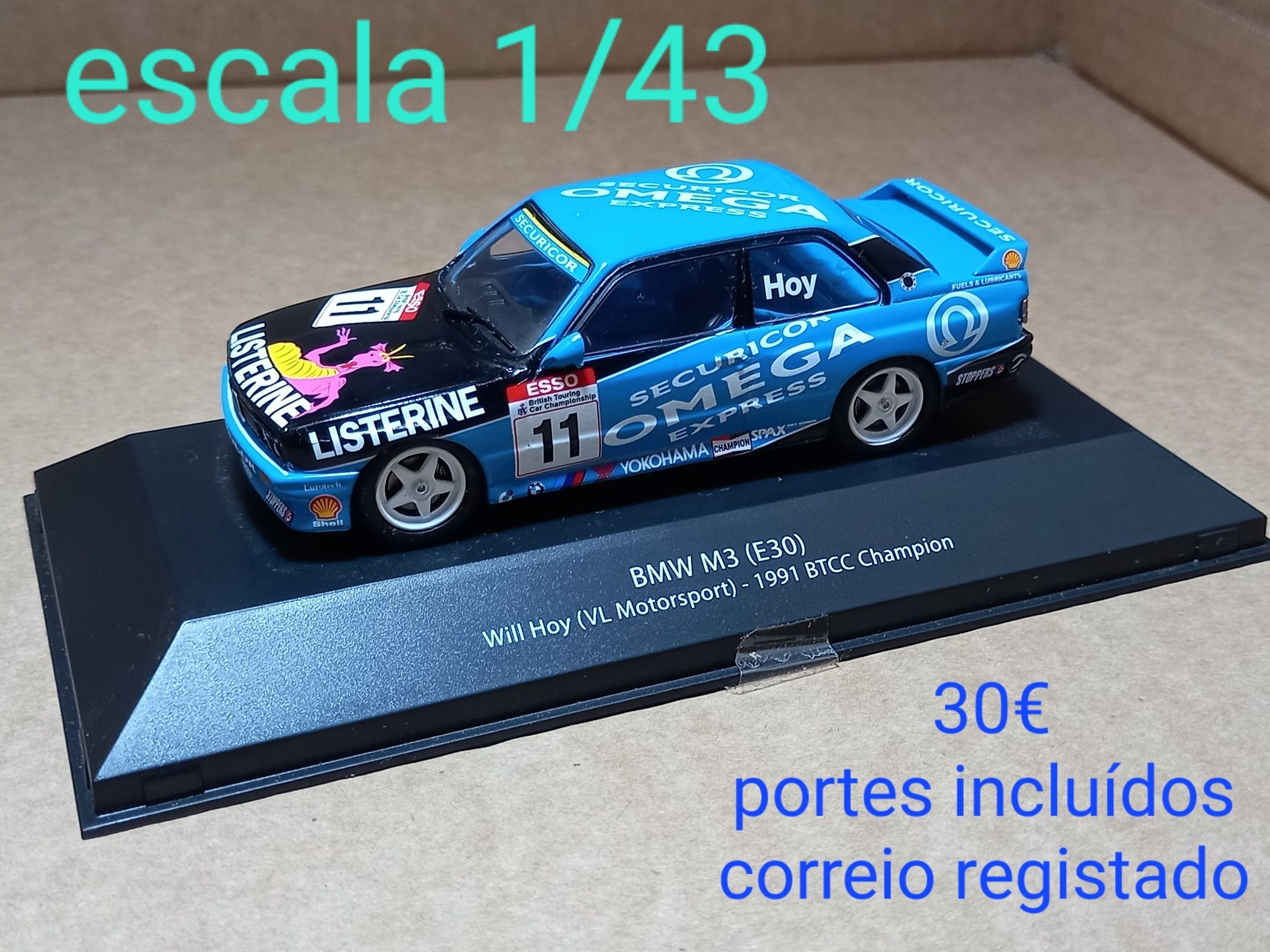 Bmw m3 (e30] escala 1/43