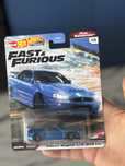 Hot Wheels Premium Nissan Skyline GT-R R34 Fast & Furious niebieski