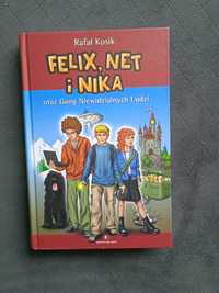 Książka" Felix,Net i Nika oraz Gang Niewidzialny Ludzi"