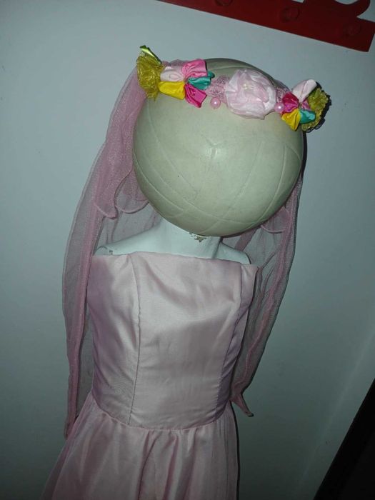 Halloween!! Vestido Fada 6/8 anos + acessórios hand made.