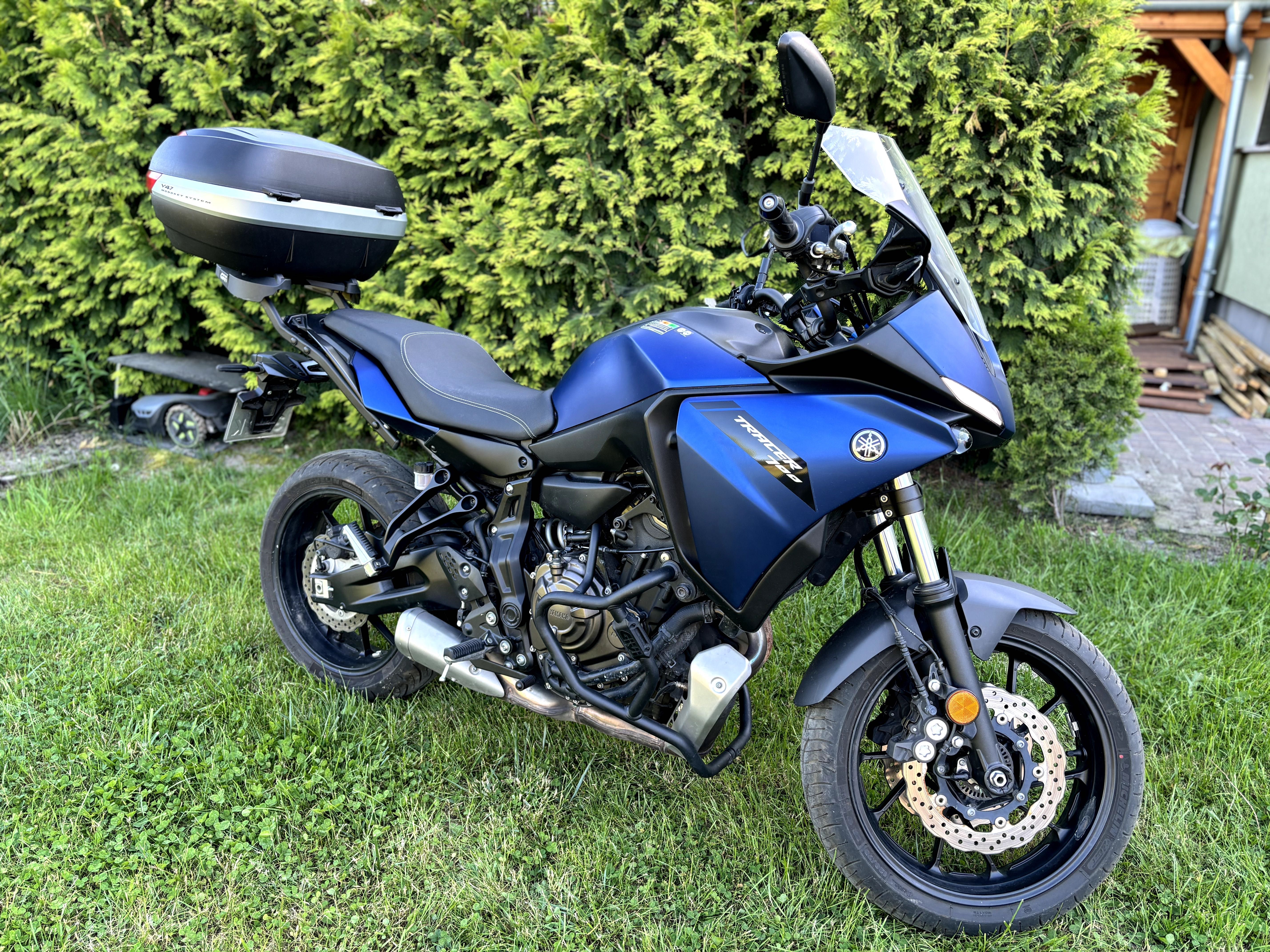 Yamaha Tracer 700 Phantom Blue z dodatkowym wyposażeniem