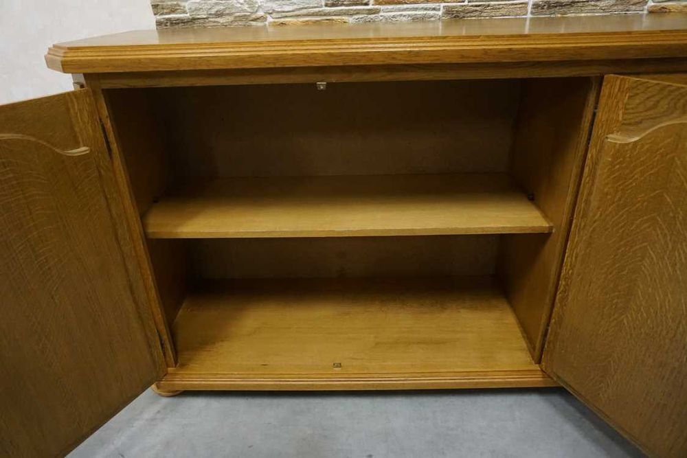 Komoda Dębowa 3 Drzwiowa + Rząd 5 Szuflad szer. 196 cm (p-1186)  -20%
