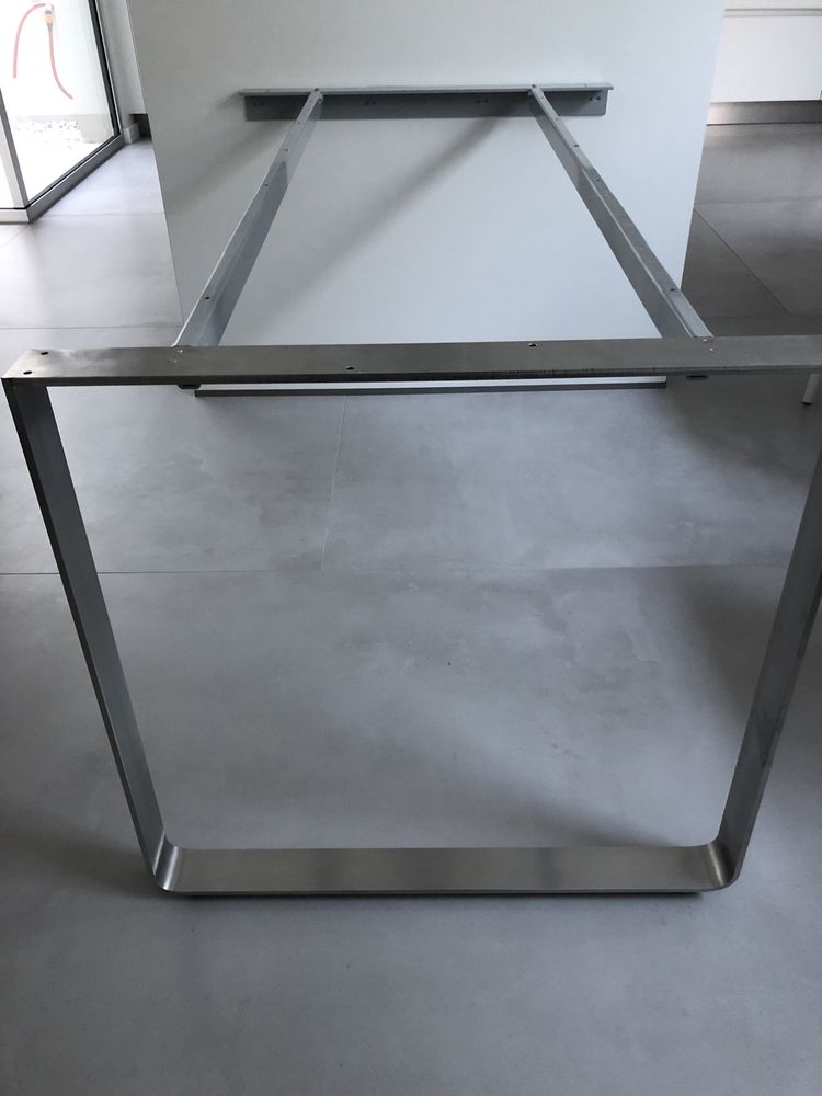 Estrutura para mesa em inox escovado