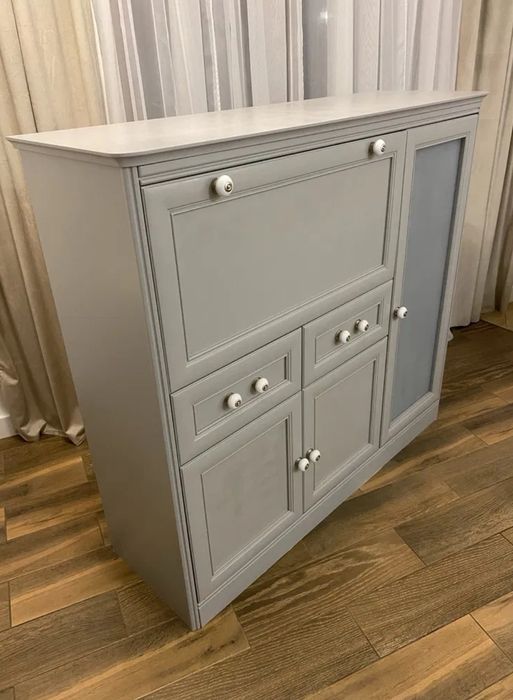 Duża szara komoda 140cm