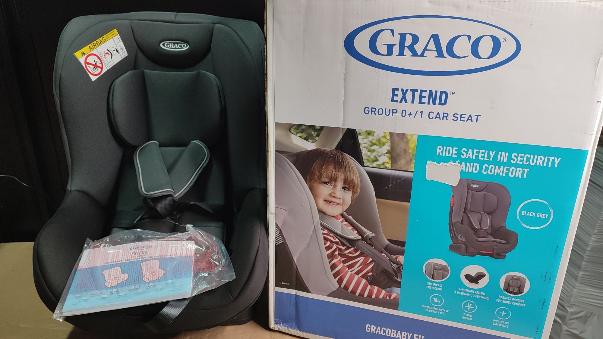 Fotelik samochodowy Graco Extend 0-18kg