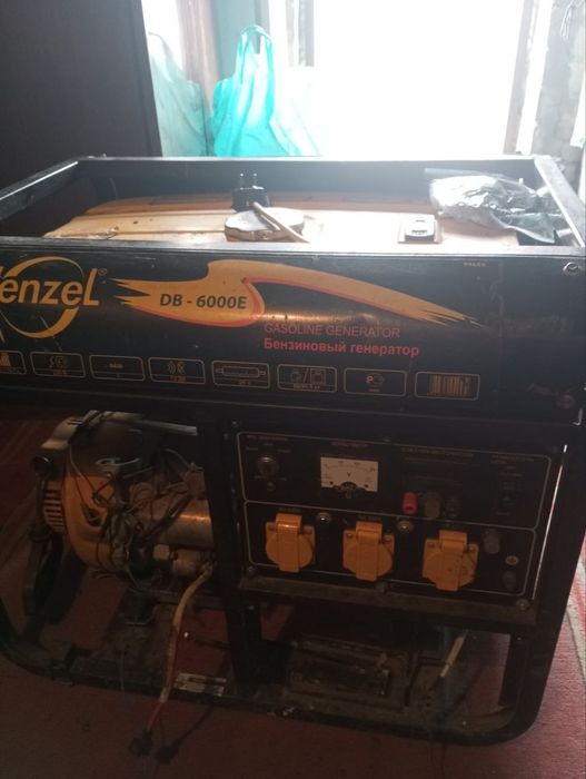 Бензо генератор denzel dv 6000 e