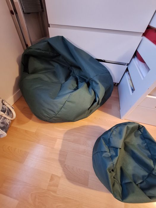 Worek pufa z podnóżkiem