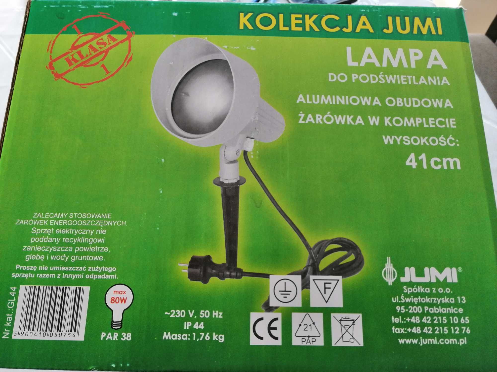 Halogen, naświetlacz ogrodowy aluminiowy 4 szt