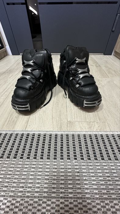 Кроссовки кожаные new rock m-106-s1 оригинал 41 размер