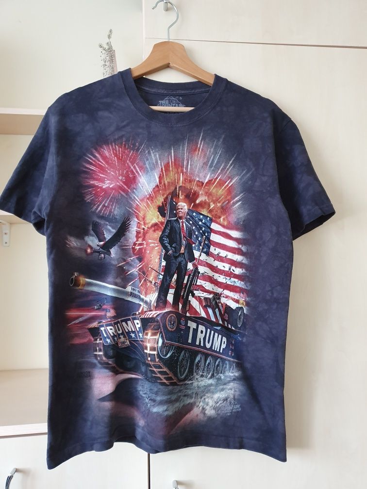 Oryginalny amerykański t-shirt z Trumpem