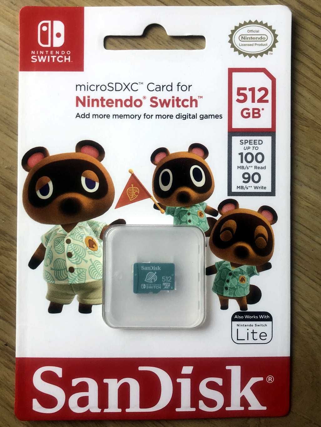 Karta microSDXC Sandisk Nintendo Switch 512 GB nowa, gwarancja