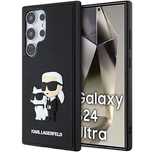 Etui Karl Lagerfeld 3d Rubber Karl&Choupette na Samsung Galaxy S24 Ult