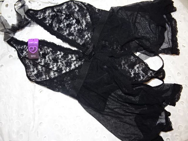 Lovehoney body koronkowe z koszulka S