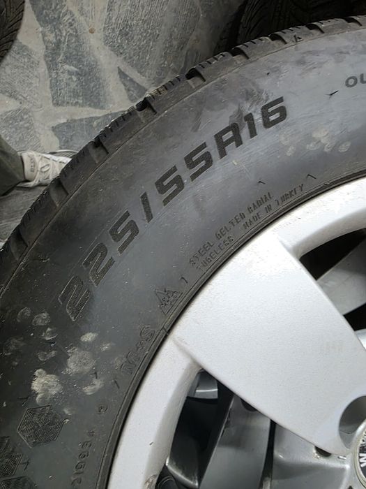 Oryg Felgi 16" BMW E60 E61 E90 E91 F30 5x120 Opony Zimowe 225/55/16