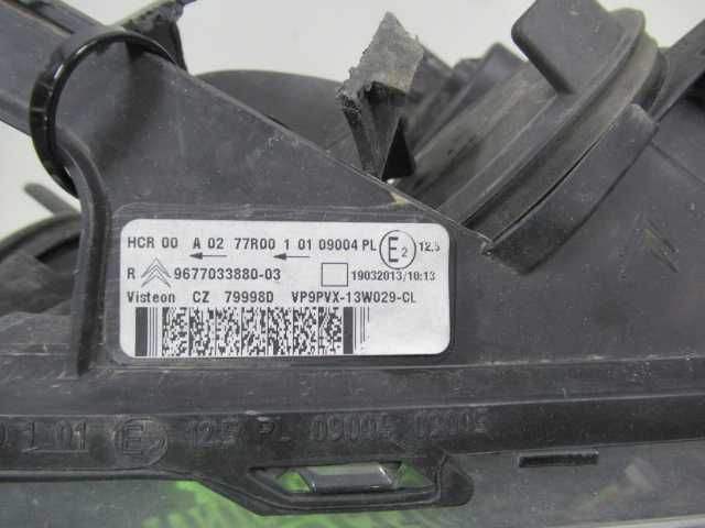 CITROEN C3 II lampa prawa EU