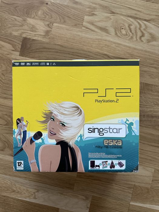 nowe playstation 2 singstar eska zestaw z mikrofonami