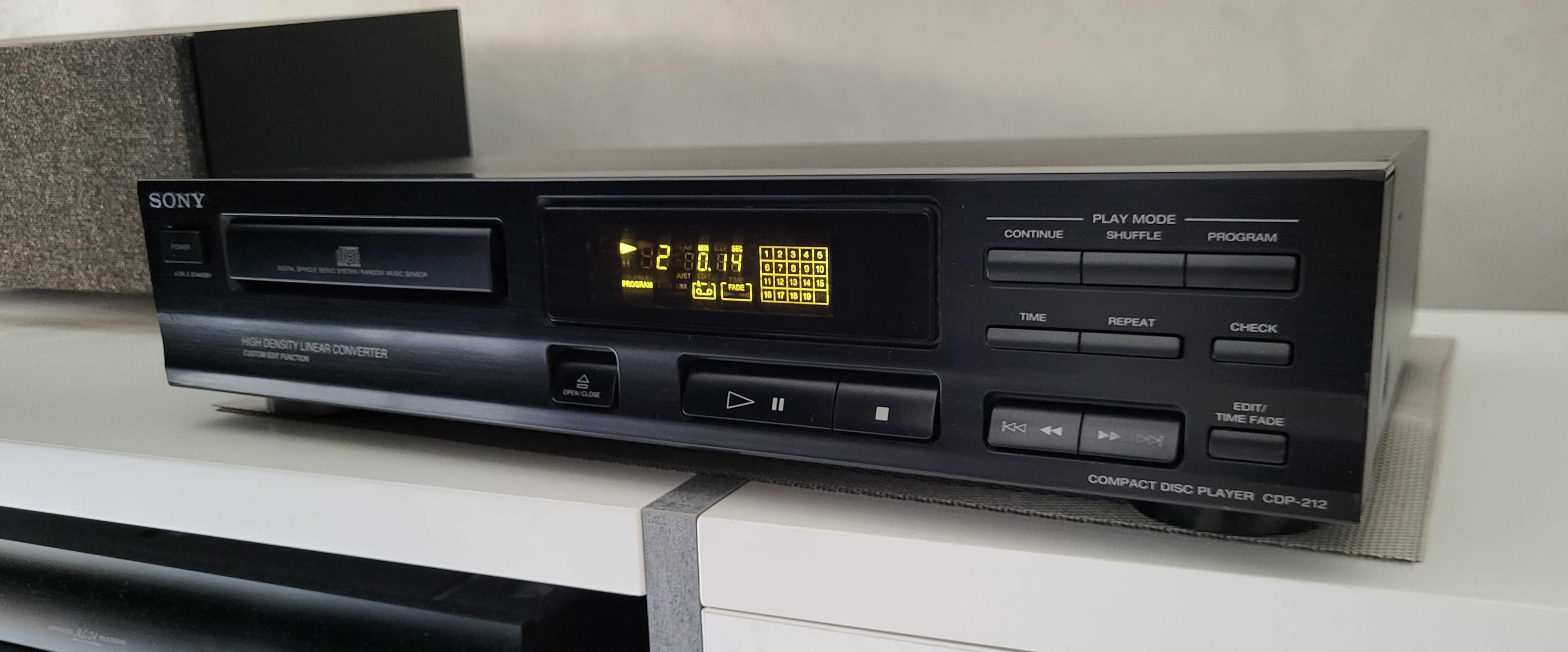 SONY CDP-212 odtwarzacz CD z pilotem