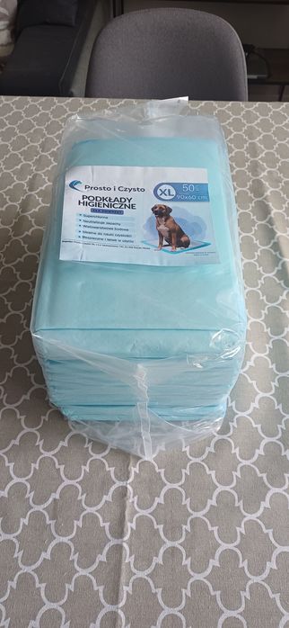 Maty, podkłady higieniczne dla psów XL-60x90cm- 4x50szt razem 200szt