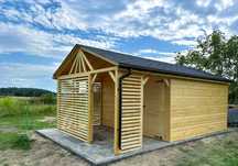 Domek narzędziowy, domek letniskowy Wooden Mansion 4m x 6m(5)