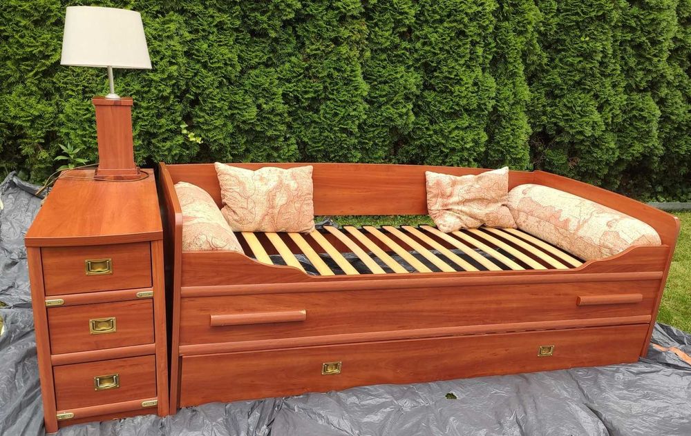 Łóżko Magellan 90 x 200 szafka lampka nocna