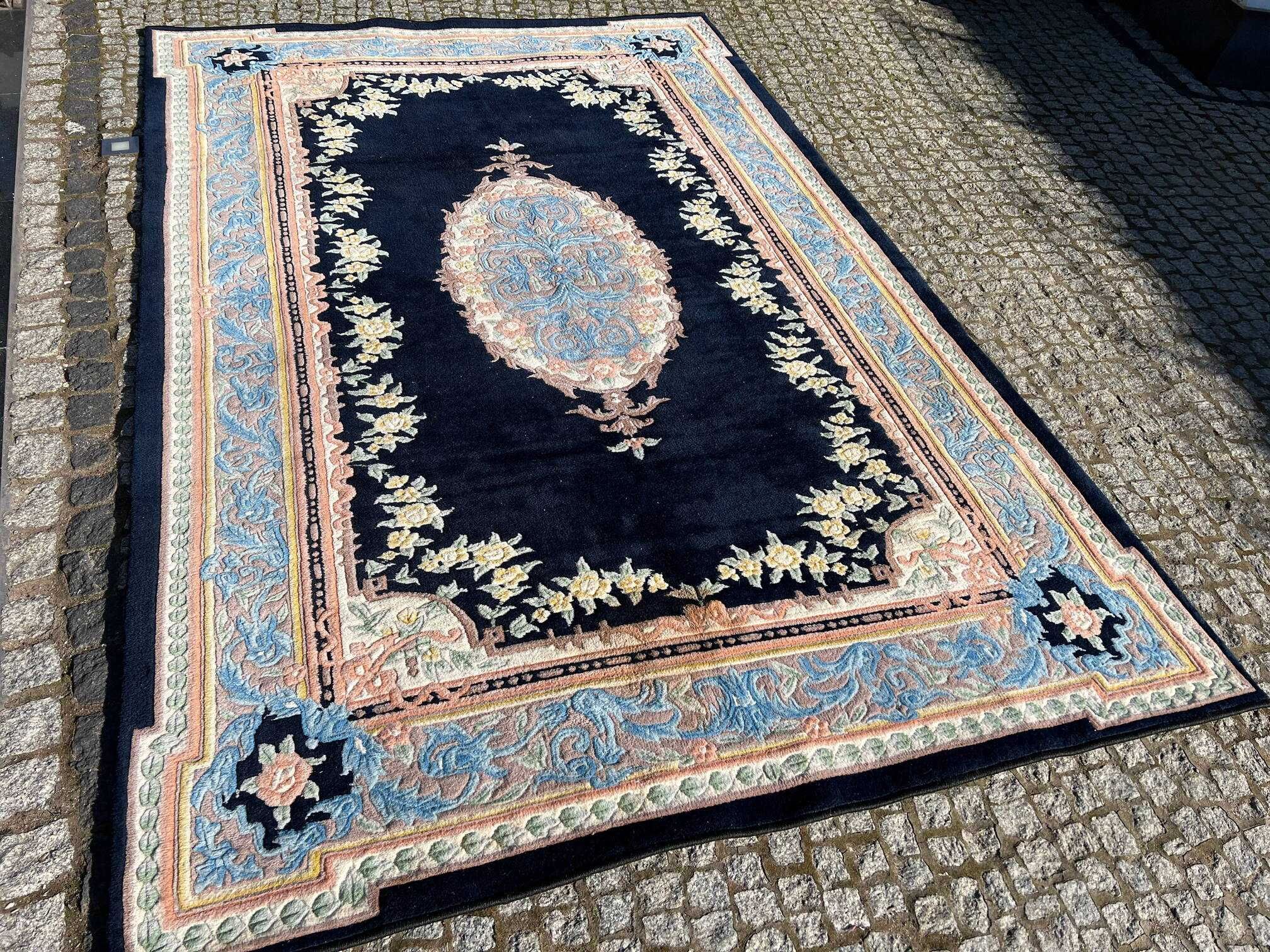 Kaszmirowy dywan ręczny Indo Aubusson 300x200 galeria 14 tys